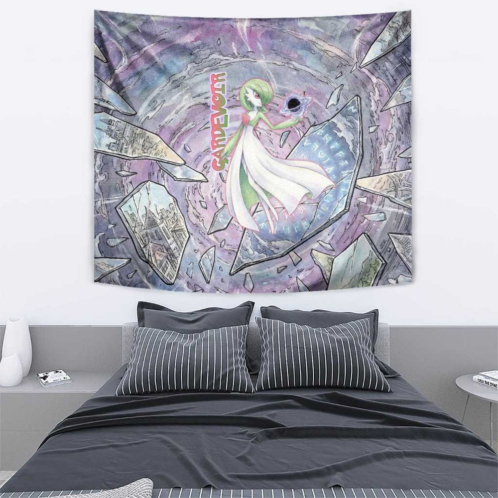 Gardevoir Tapestry Shattered Crystal Galaxy Art TS04 Gardevoir Tapestry Shattered Crystal Galaxy Art TS04