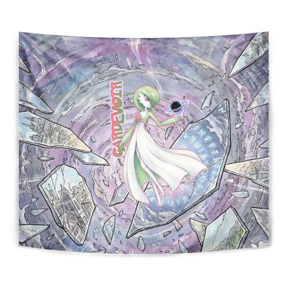 Gardevoir Tapestry Shattered Crystal Galaxy Art TS04 Gardevoir Tapestry Shattered Crystal Galaxy Art TS04