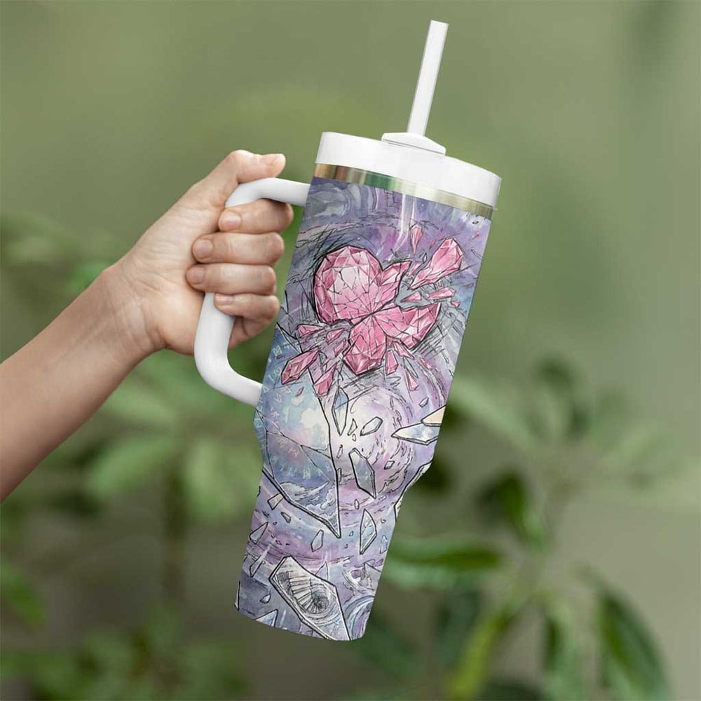 Gardevoir Tumbler With Handle Tie Dye Style TS04 Gardevoir Tumbler With Handle Tie Dye Style TS04