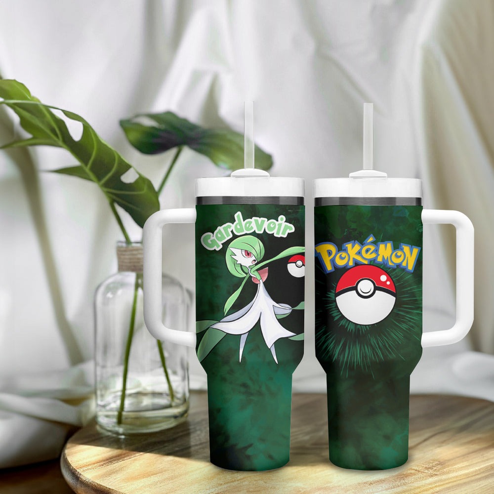 Gardevoir Tumbler With Handle Tie Dye Style TS04 Gardevoir Tumbler With Handle Tie Dye Style TS04