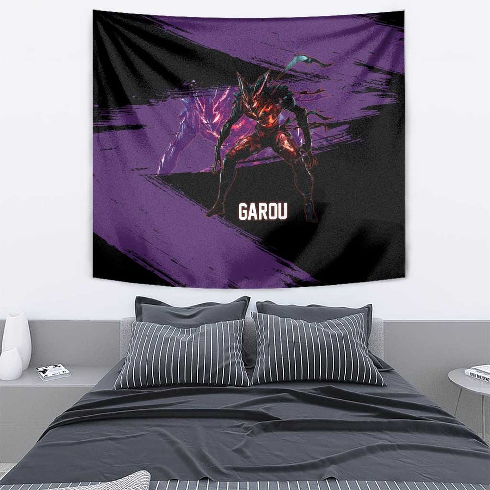 Garou One Punch Man Anime Purple and Black Theme Tumbler With Handle with Hero and Monster Forms in Dynamic Battle Pose TS04 Garou One Punch Man Anime Purple and Black Theme Tumbler With Handle with Hero and Monster Forms in Dynamic Battle Pose TS04