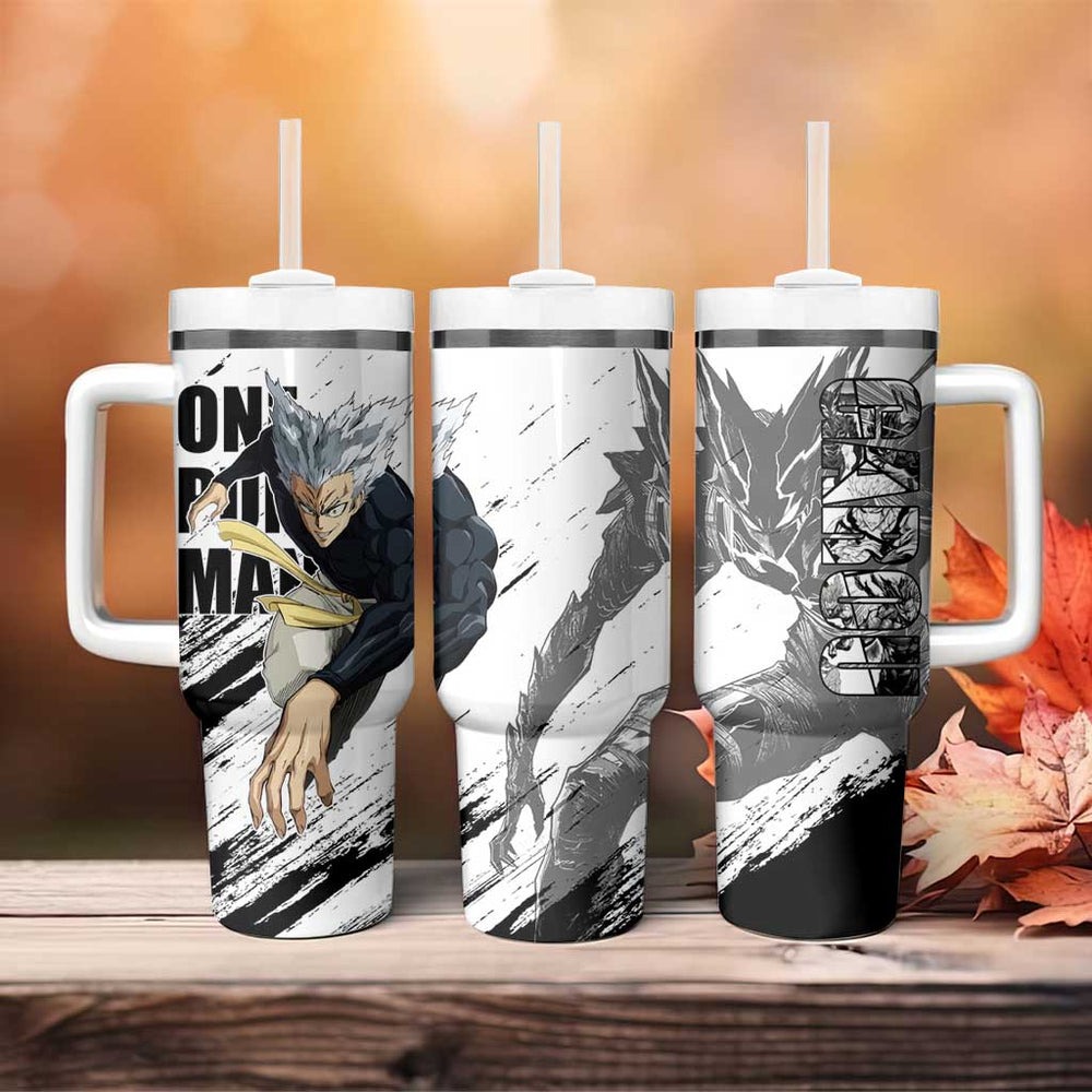 Garou - One Punch Man Tumbler With Handle Anime Mix Manga Style TS04 Garou - One Punch Man Tumbler With Handle Anime Mix Manga Style TS04