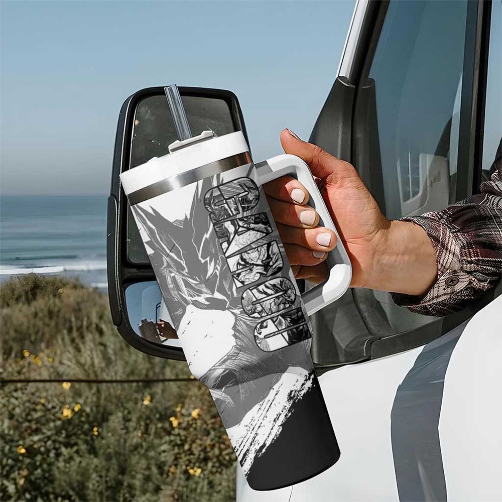 Garou - One Punch Man Tumbler With Handle Anime Mix Manga Style TS04 Garou - One Punch Man Tumbler With Handle Anime Mix Manga Style TS04