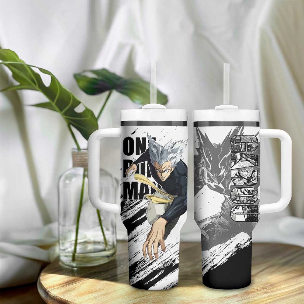 Garou - One Punch Man Tumbler With Handle Anime Mix Manga Style TS04 Garou - One Punch Man Tumbler With Handle Anime Mix Manga Style TS04