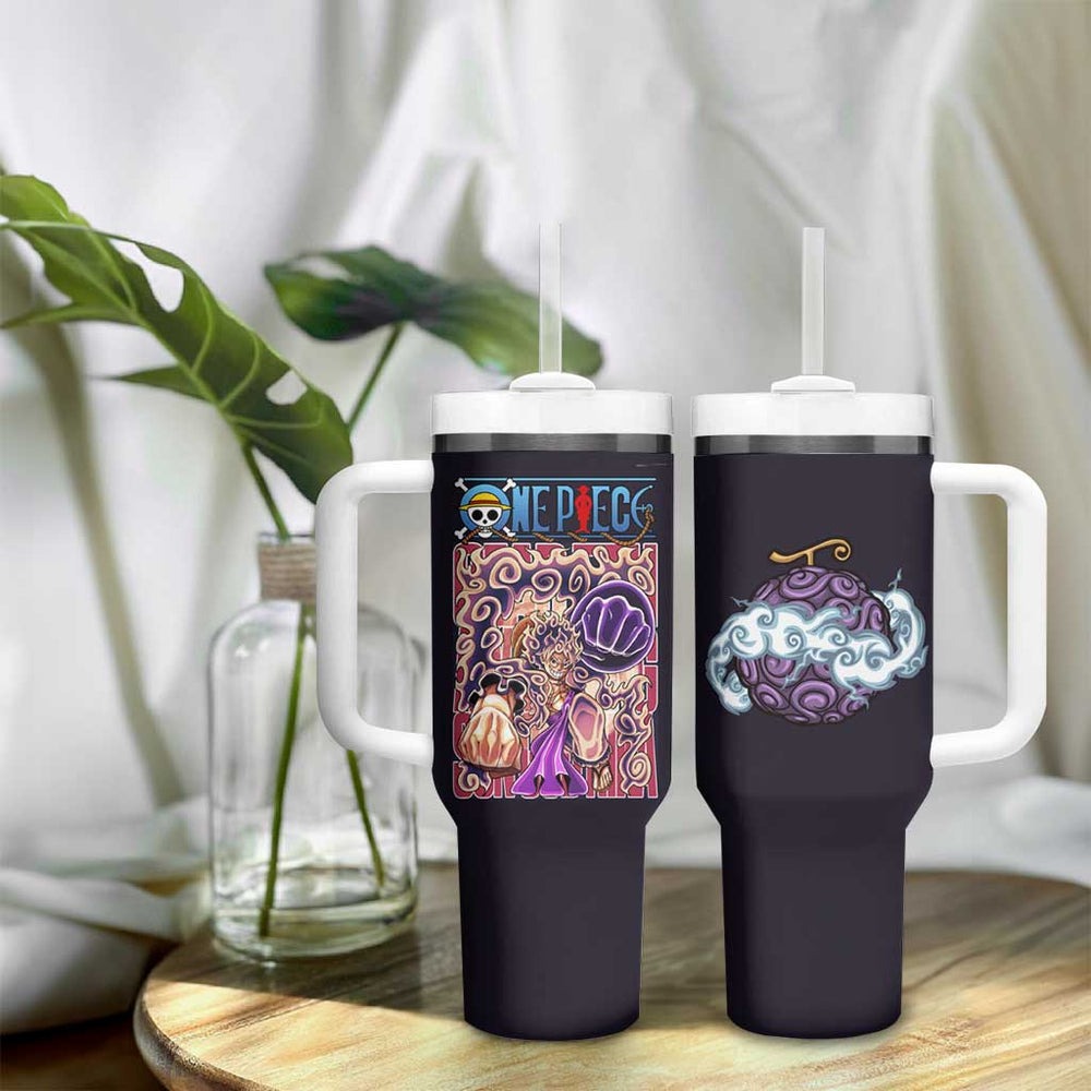 Gear 5th Luffy One Piece Tumbler With Handle Anime Style TS04 Gear 5th Luffy One Piece Tumbler With Handle Anime Style TS04