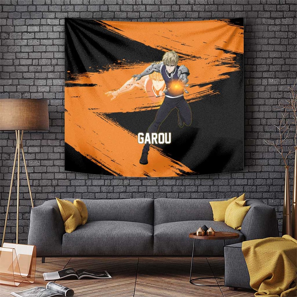Genos One Punch Man Anime Orange and Black Theme Tumbler With Handle with Cyborg Arm Blast and Intense Action Pose TS04 Genos One Punch Man Anime Orange and Black Theme Tumbler With Handle with Cyborg Arm Blast and Intense Action Pose TS04