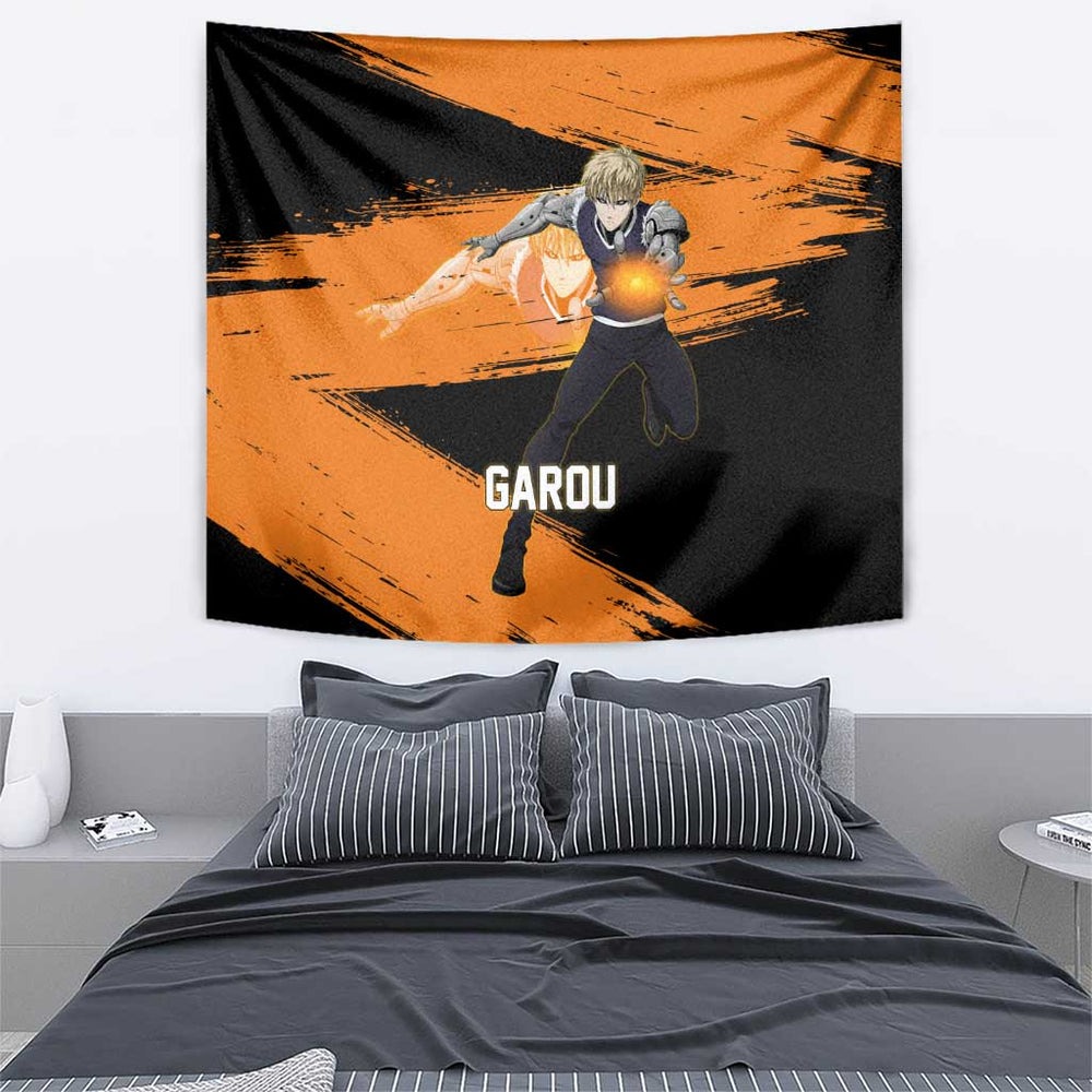 Genos One Punch Man Anime Orange and Black Theme Tumbler With Handle with Cyborg Arm Blast and Intense Action Pose TS04 Genos One Punch Man Anime Orange and Black Theme Tumbler With Handle with Cyborg Arm Blast and Intense Action Pose TS04