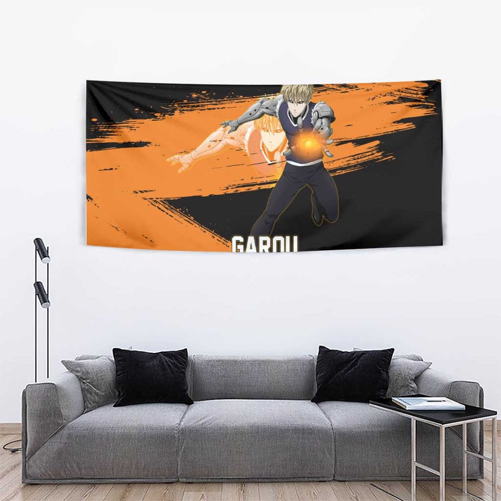 Genos One Punch Man Anime Orange and Black Theme Tumbler With Handle with Cyborg Arm Blast and Intense Action Pose TS04 Genos One Punch Man Anime Orange and Black Theme Tumbler With Handle with Cyborg Arm Blast and Intense Action Pose TS04