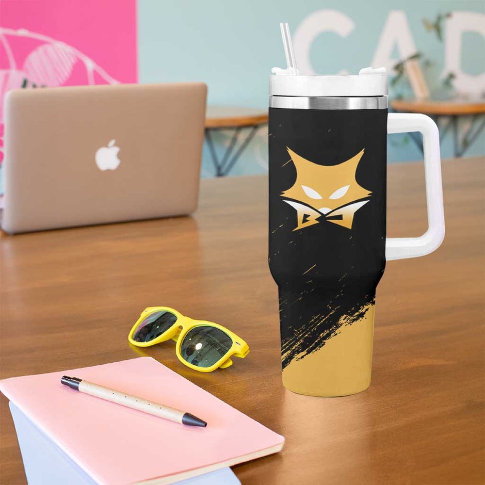 Ghoulish Gengar Tumbler With Handle Anime Style TS04 Ghoulish Gengar Tumbler With Handle Anime Style TS04
