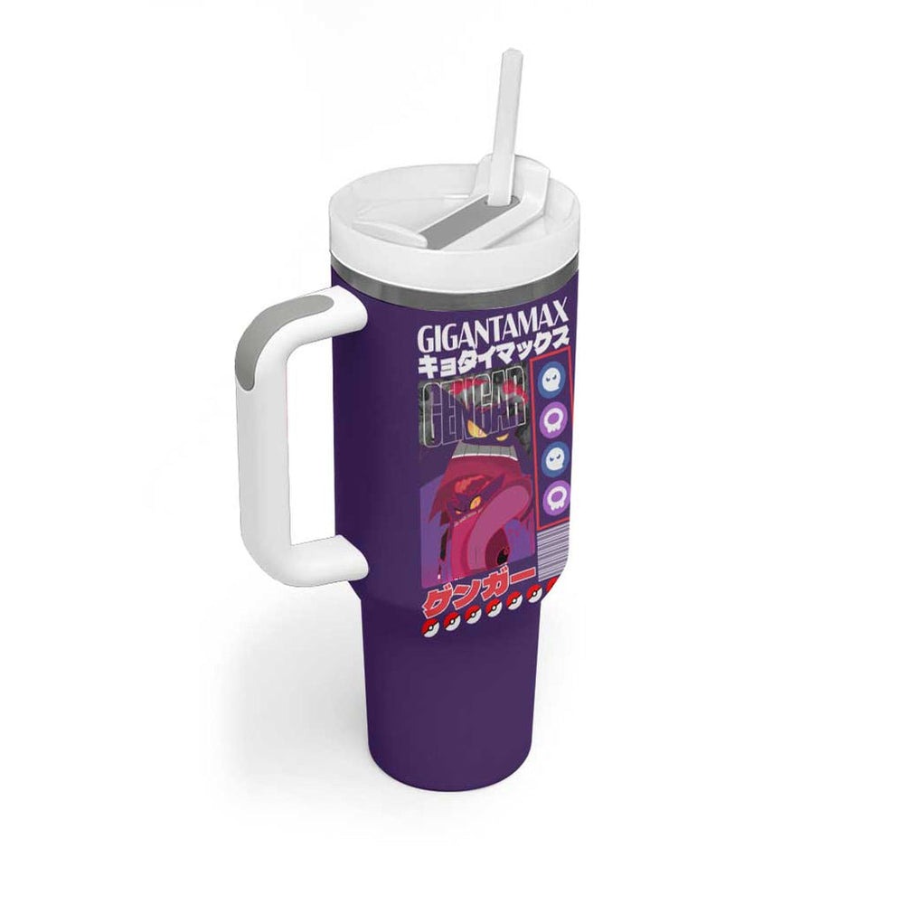Gigantamax Gengar Poke Tumbler With Handle Anime Style TS04 Gigantamax Gengar Poke Tumbler With Handle Anime Style TS04