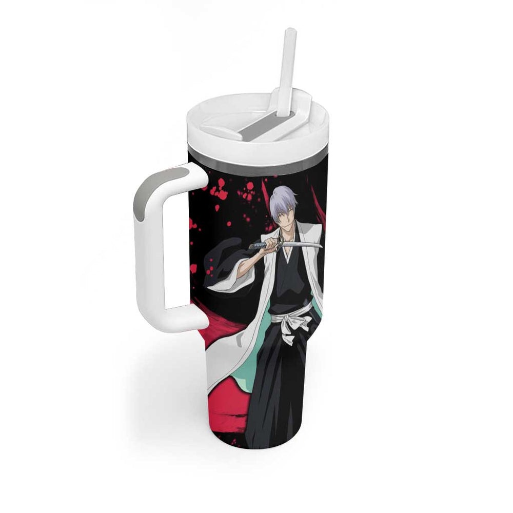 Gin Ichimaru - Bleach Tumbler With Handle Anime Style TS04 Gin Ichimaru - Bleach Tumbler With Handle Anime Style TS04