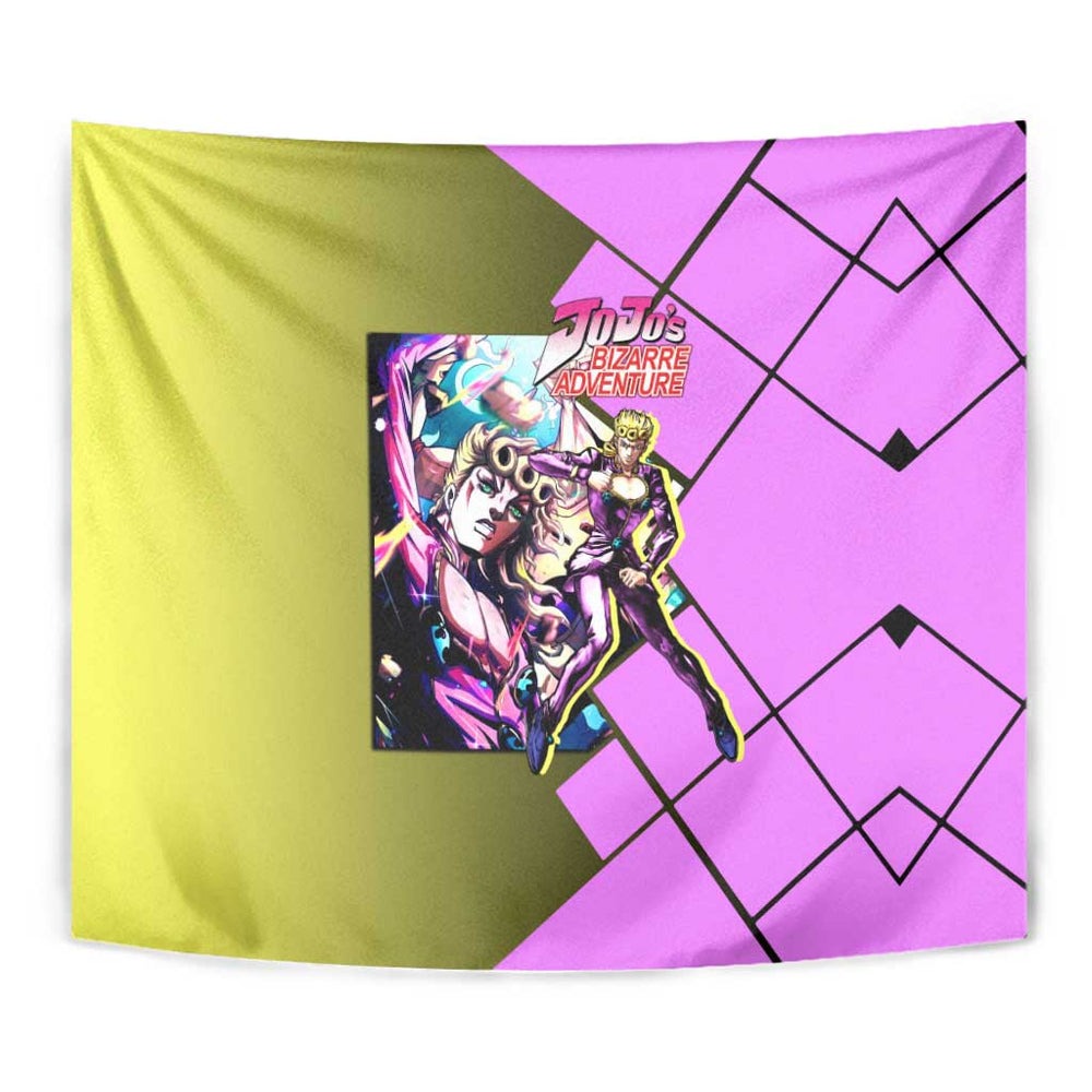 Giorno Giovanna JoJo's Bizarre Adventure Tumbler With Handle with Gold Experience Pose and Stylish Stand Design TS04 Giorno Giovanna JoJo's Bizarre Adventure Tumbler With Handle with Gold Experience Pose and Stylish Stand Design TS04