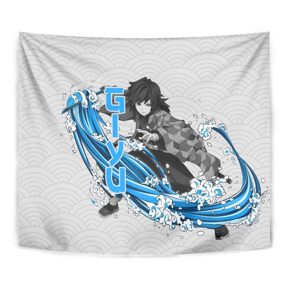Giyu - Demon Slayer Tapestry Anime Japan Style TS04 Giyu - Demon Slayer Tapestry Anime Japan Style TS04