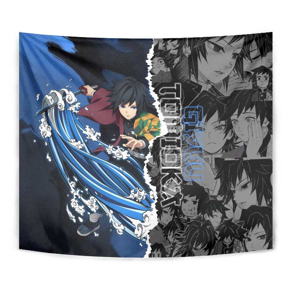 Giyu Tomioka - Demon Slayer Tumbler With Handle Anime Japan Style TS04 Giyu Tomioka - Demon Slayer Tumbler With Handle Anime Japan Style TS04