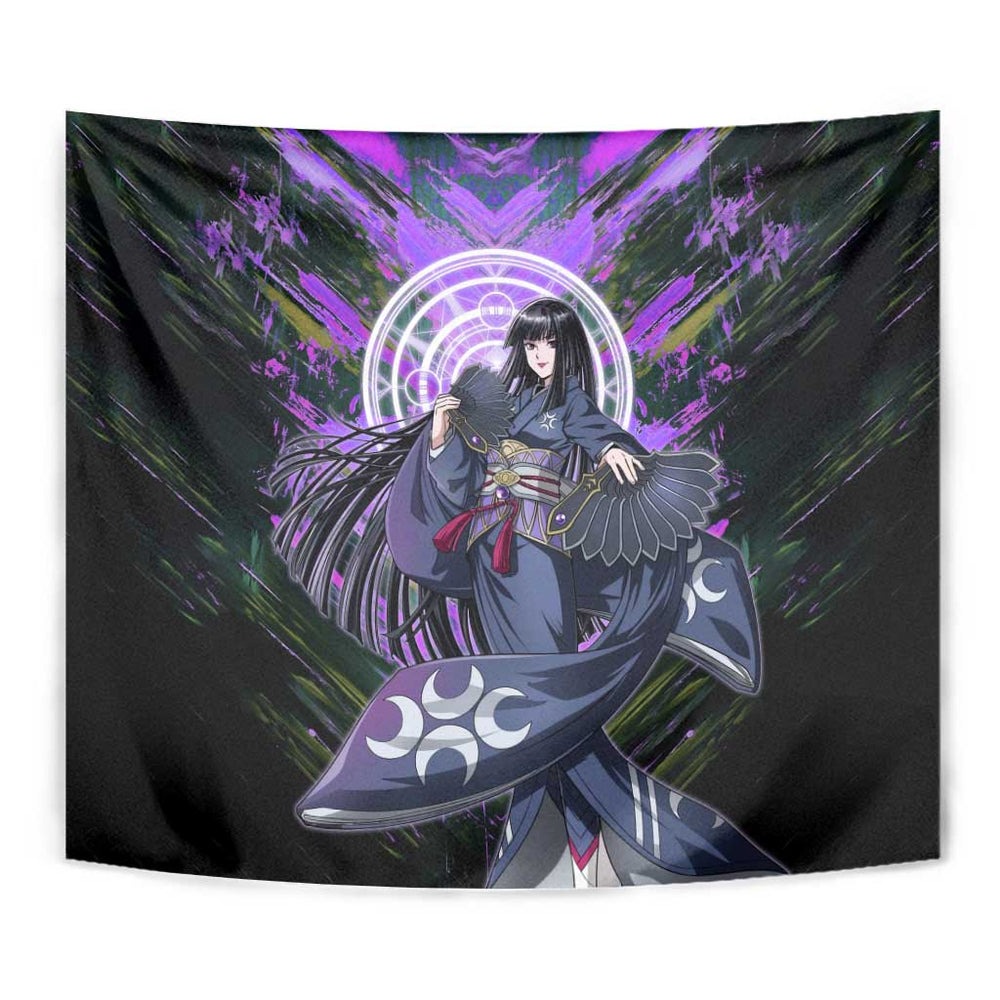 Glass The Rising of the Shield Hero Tumbler With Handle with Elegant Battle Kimono and Spirit Energy Circle Design TS04 Glass The Rising of the Shield Hero Tumbler With Handle with Elegant Battle Kimono and Spirit Energy Circle Design TS04