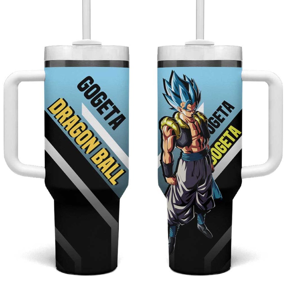 Gogeta Dragon Ball Tumbler With Handle with Fusion Aura and Dynamic Fighting Pose Design TS04 Gogeta Dragon Ball Tumbler With Handle with Fusion Aura and Dynamic Fighting Pose Design TS04