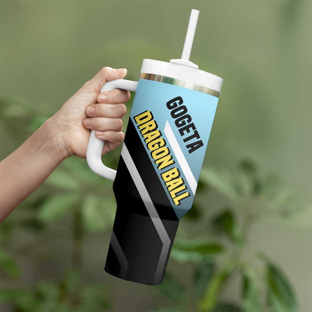 Gogeta Dragon Ball Tumbler With Handle with Fusion Aura and Dynamic Fighting Pose Design TS04 Gogeta Dragon Ball Tumbler With Handle with Fusion Aura and Dynamic Fighting Pose Design TS04