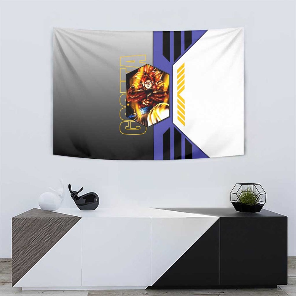 Gogeta from Dragon Ball Tumbler With Handle with Super Saiyan Blue Form and Action Pose Design TS04 Gogeta from Dragon Ball Tumbler With Handle with Super Saiyan Blue Form and Action Pose Design TS04
