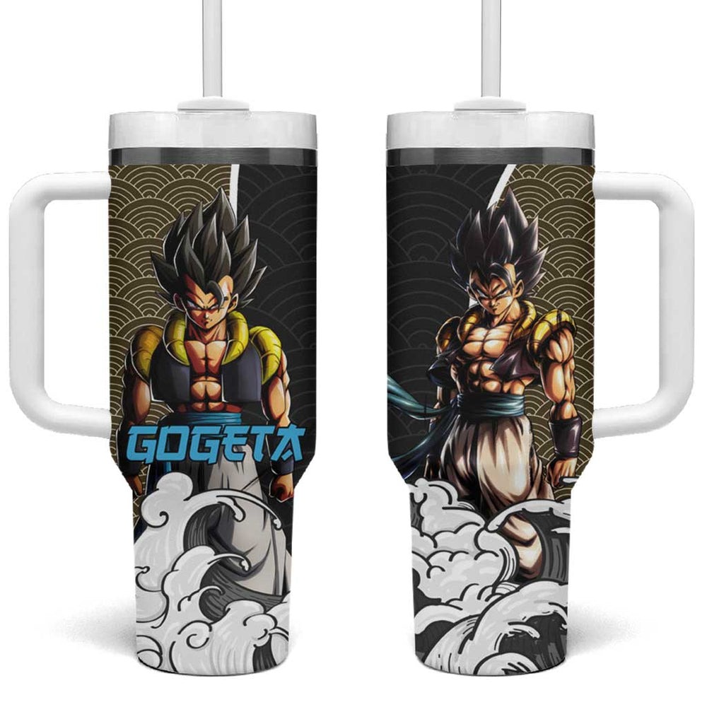 Gogeta Japanese Kanagawa - Dragon Ball Tumbler With Handle Anime Japan Style TS04 Gogeta Japanese Kanagawa - Dragon Ball Tumbler With Handle Anime Japan Style TS04