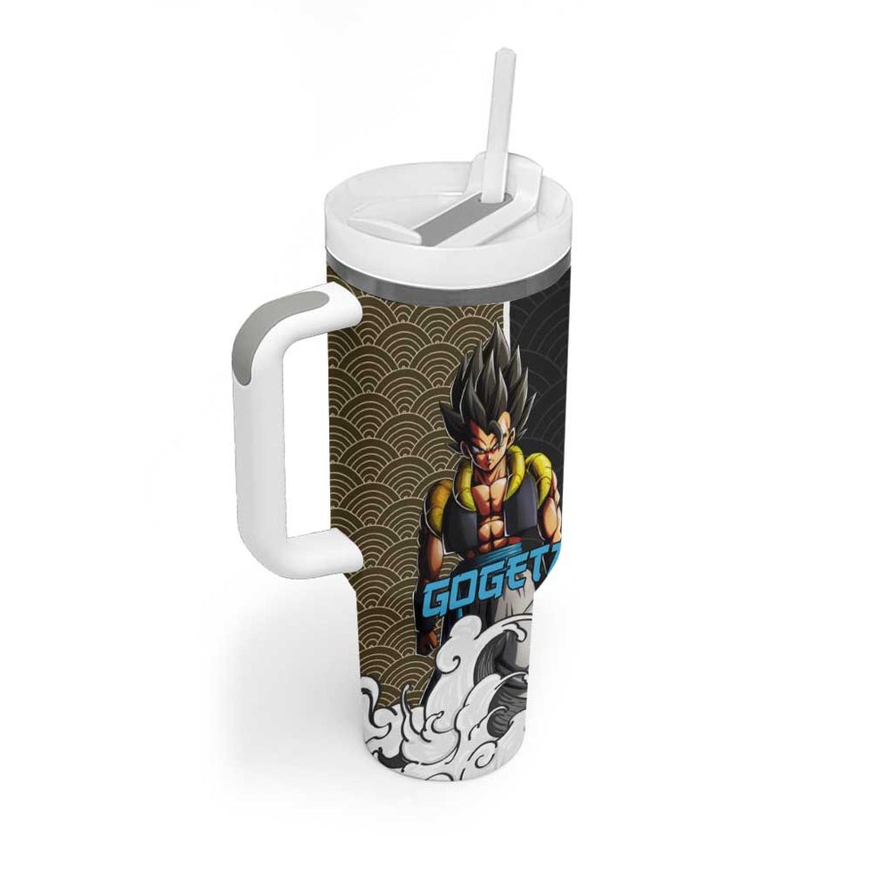 Gogeta Japanese Kanagawa - Dragon Ball Tumbler With Handle Anime Japan Style TS04 Gogeta Japanese Kanagawa - Dragon Ball Tumbler With Handle Anime Japan Style TS04