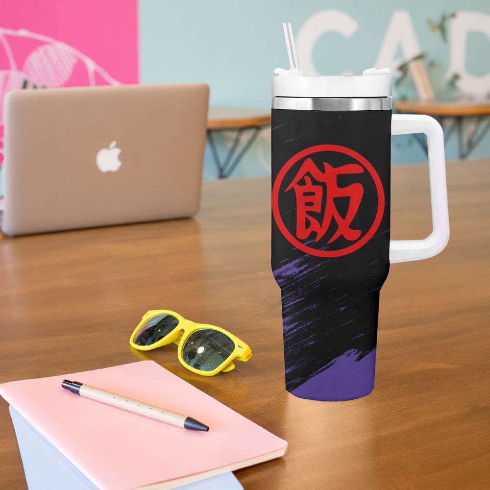 Gohan Adult SSJ2 Tumbler With Handle Dragon Ball Anime Mix M Gohan Adult SSJ2 Tumbler With Handle Dragon Ball Anime Mix M