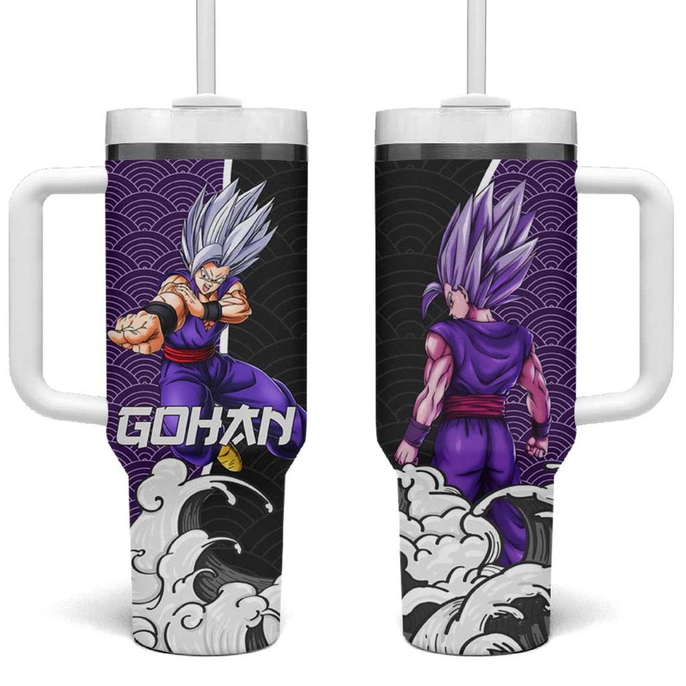 Gohan Beast Japanese Kanagawa - Dragon Ball Tumbler With Handle Anime Japan Style TS04 Gohan Beast Japanese Kanagawa - Dragon Ball Tumbler With Handle Anime Japan Style TS04