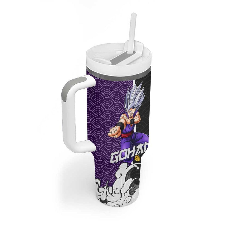Gohan Beast Japanese Kanagawa - Dragon Ball Tumbler With Handle Anime Japan Style TS04 Gohan Beast Japanese Kanagawa - Dragon Ball Tumbler With Handle Anime Japan Style TS04