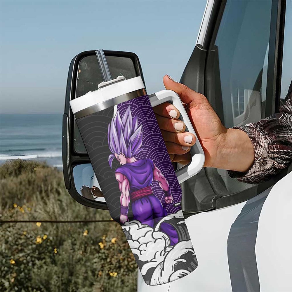 Gohan Beast Japanese Kanagawa - Dragon Ball Tumbler With Handle Anime Japan Style TS04 Gohan Beast Japanese Kanagawa - Dragon Ball Tumbler With Handle Anime Japan Style TS04