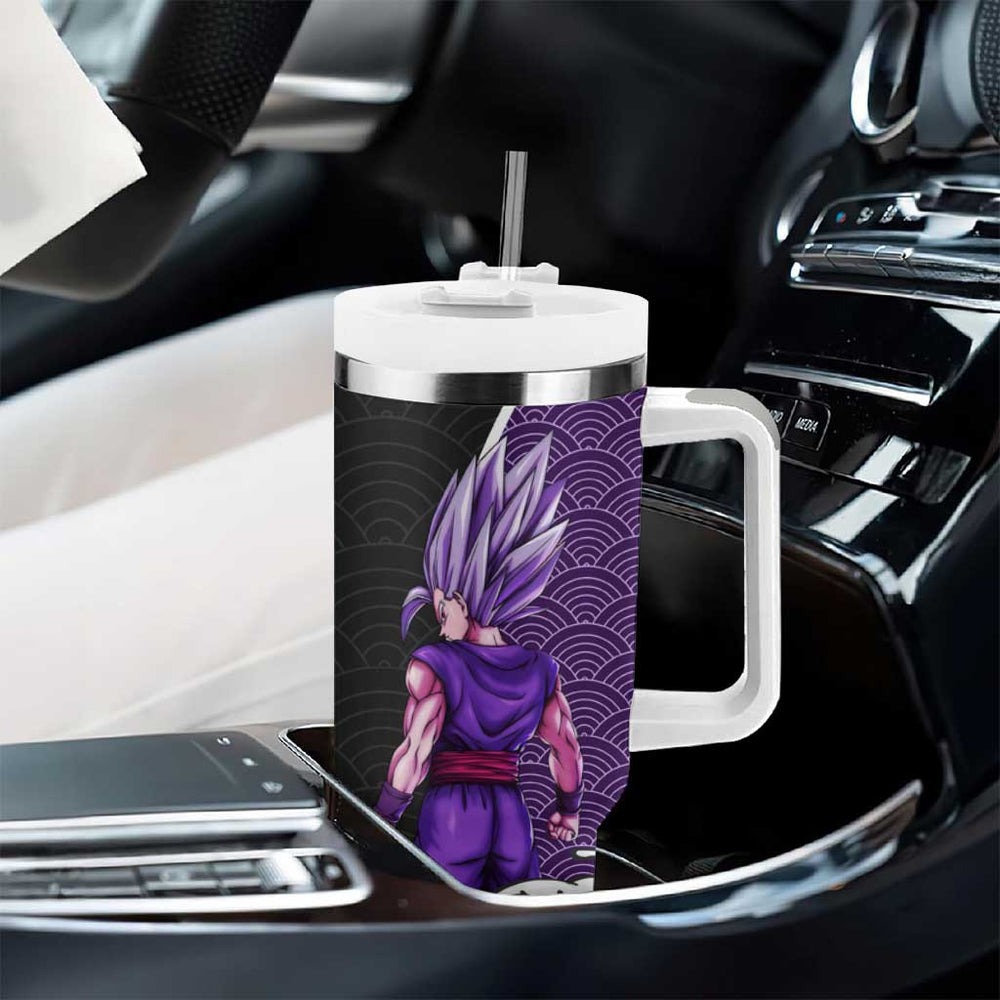 Gohan Beast Japanese Kanagawa - Dragon Ball Tumbler With Handle Anime Japan Style TS04 Gohan Beast Japanese Kanagawa - Dragon Ball Tumbler With Handle Anime Japan Style TS04