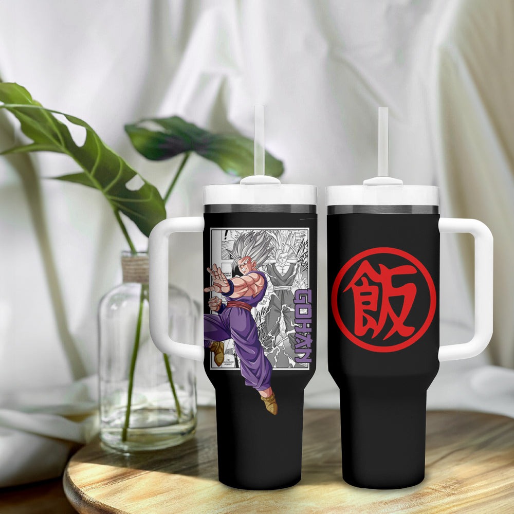 Gohan Beast Tumbler With Handle Dragon Ball Anime Mix Manga Gohan Beast Tumbler With Handle Dragon Ball Anime Mix Manga