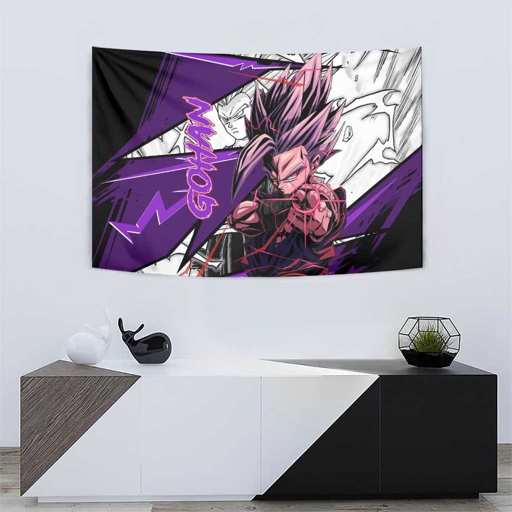 Gohan SSJ2 - Dragon Ball Tumbler With Handle Anime Mix Manga Style TS04 Gohan SSJ2 - Dragon Ball Tumbler With Handle Anime Mix Manga Style TS04