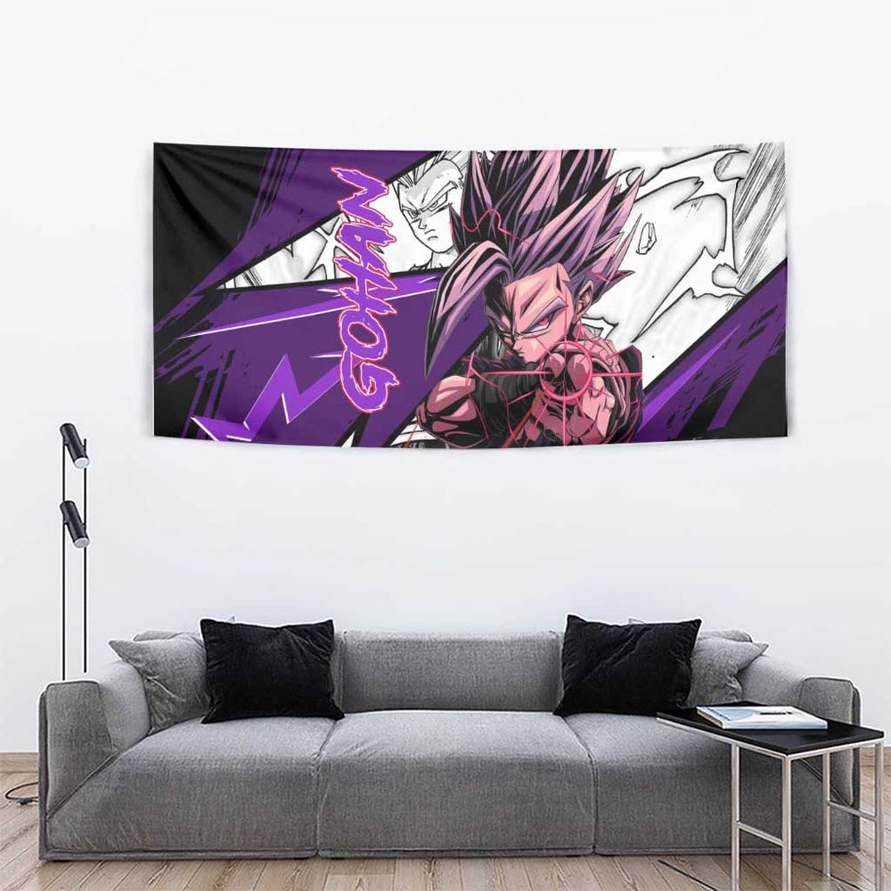 Gohan SSJ2 - Dragon Ball Tumbler With Handle Anime Mix Manga Style TS04 Gohan SSJ2 - Dragon Ball Tumbler With Handle Anime Mix Manga Style TS04