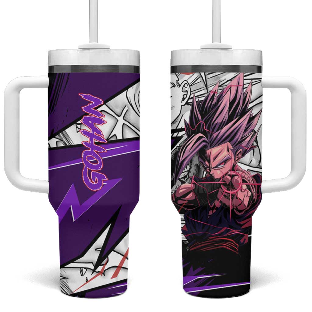Gohan SSJ2 - Dragon Ball Tumbler With Handle Anime Mix Manga Style TS04
