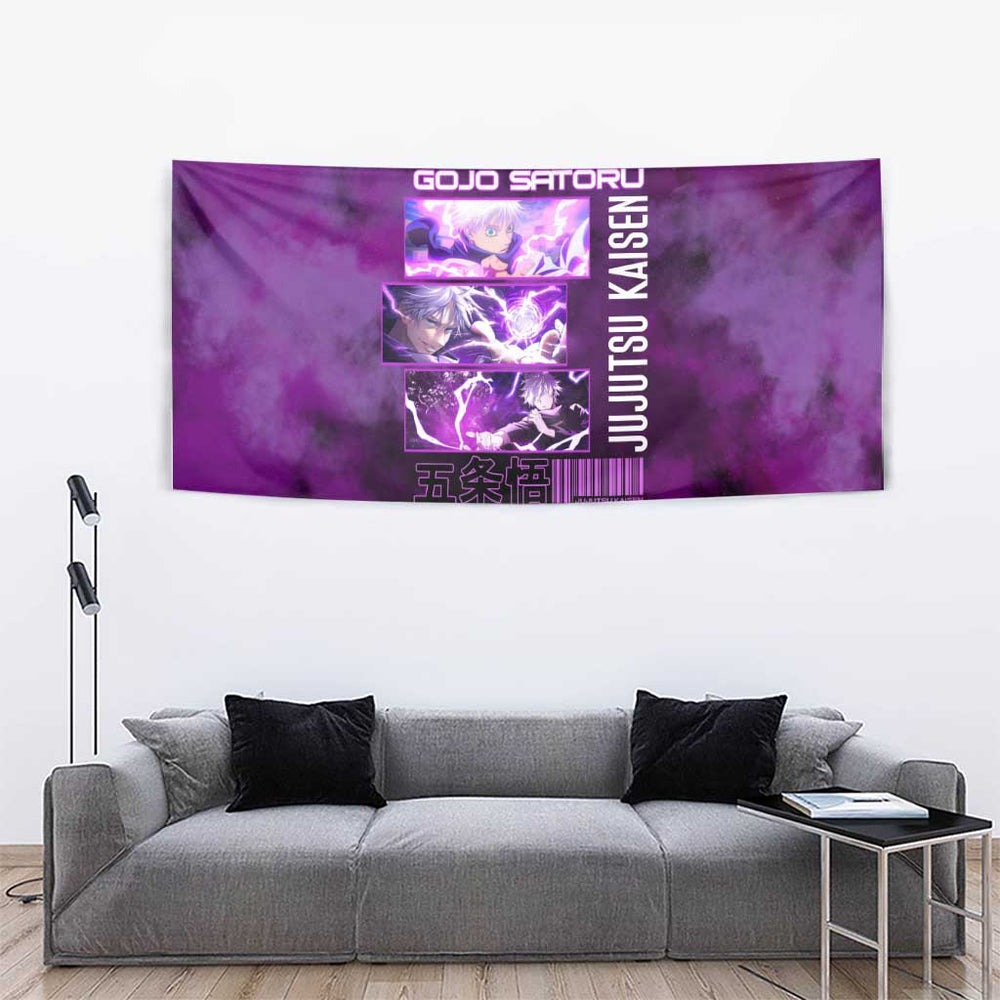 Gojo Satoru Hollow Purple Jujutsu Kaisen Tumbler With Handle Anime Style TS04