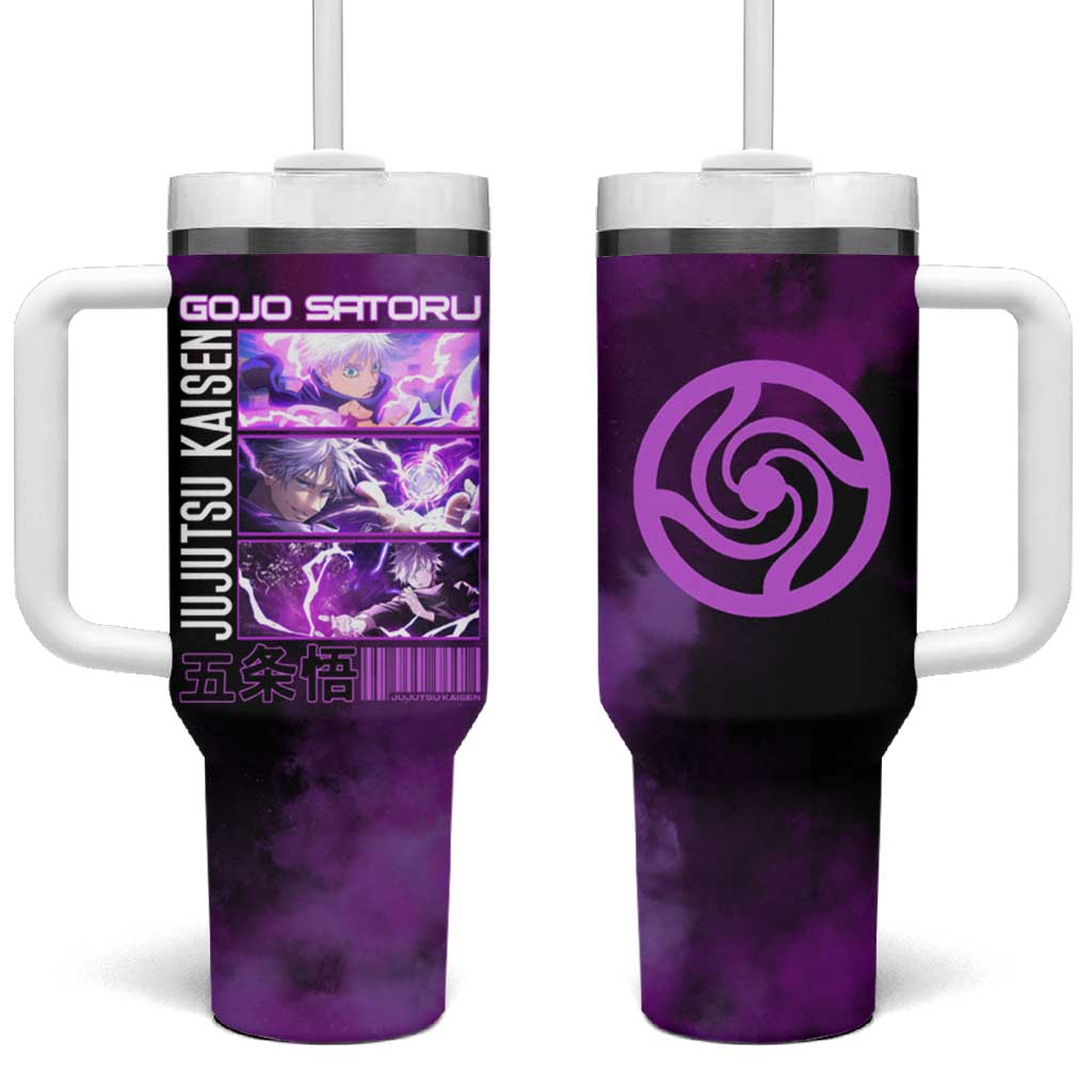 Gojo Satoru Hollow Purple Jujutsu Kaisen Tumbler With Handle Anime Style TS04