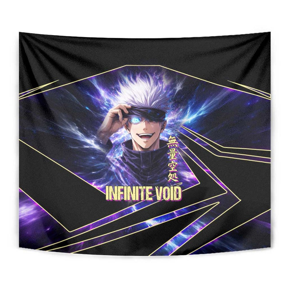 Gojo Satoru Infinite Void Tumbler With Handle Cosmic Anime Power Surge Style TS04