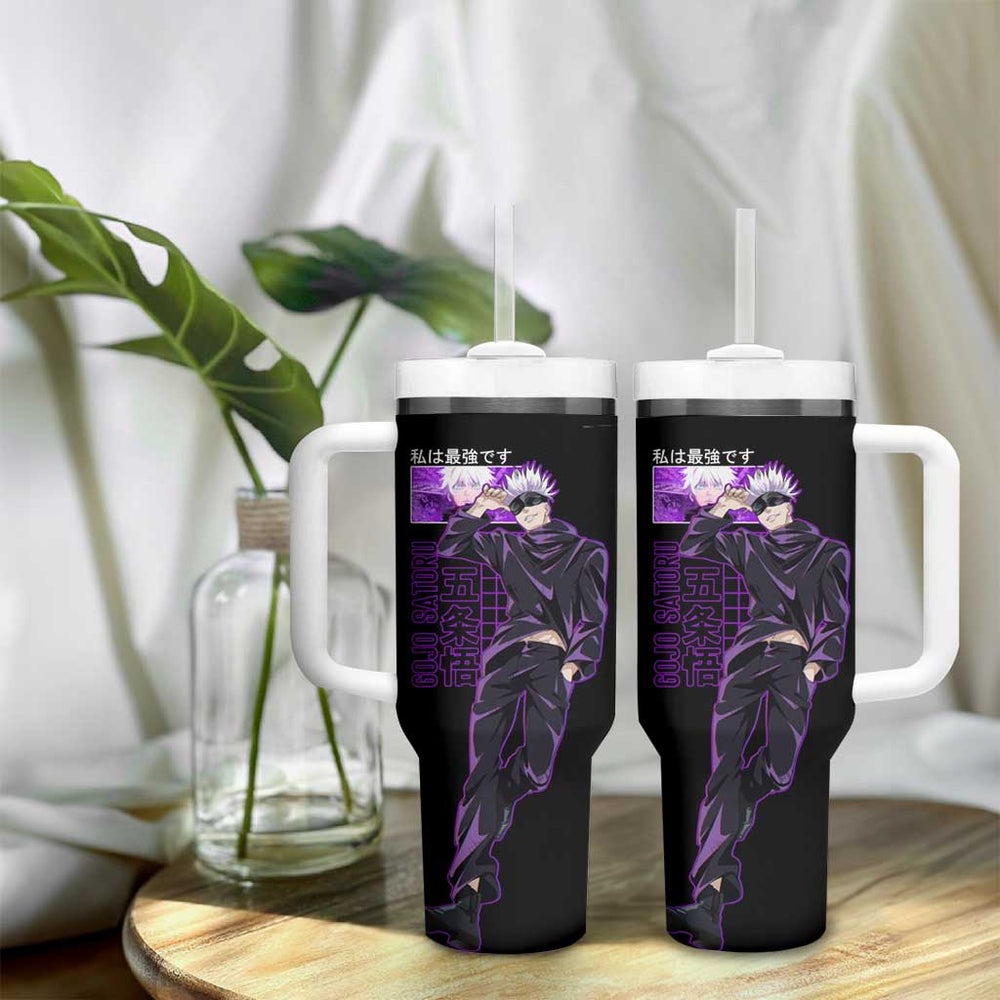 Gojo Satoru - Jujutsu Kaisen Tumbler With Handle Anime Mix Galaxy Style TS04 Gojo Satoru - Jujutsu Kaisen Tumbler With Handle Anime Mix Galaxy Style TS04