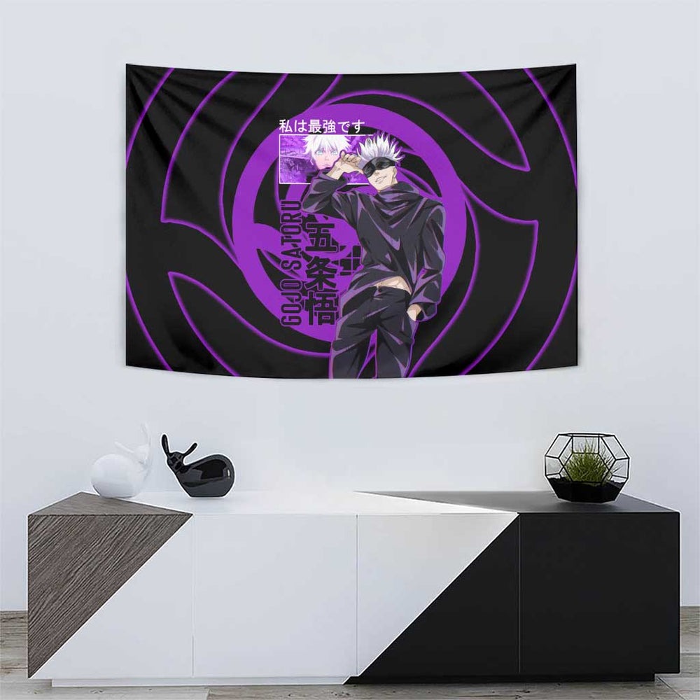 Gojo Satoru Sensei - Jujutsu Kaisen Tapestry Anime Japan Art Style TS04
