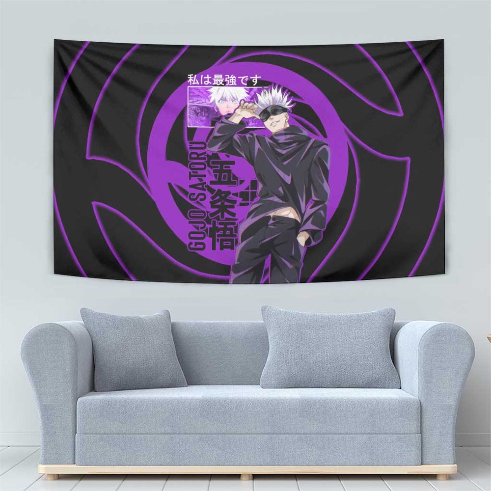 Gojo Satoru Sensei - Jujutsu Kaisen Tapestry Anime Japan Art Style TS04
