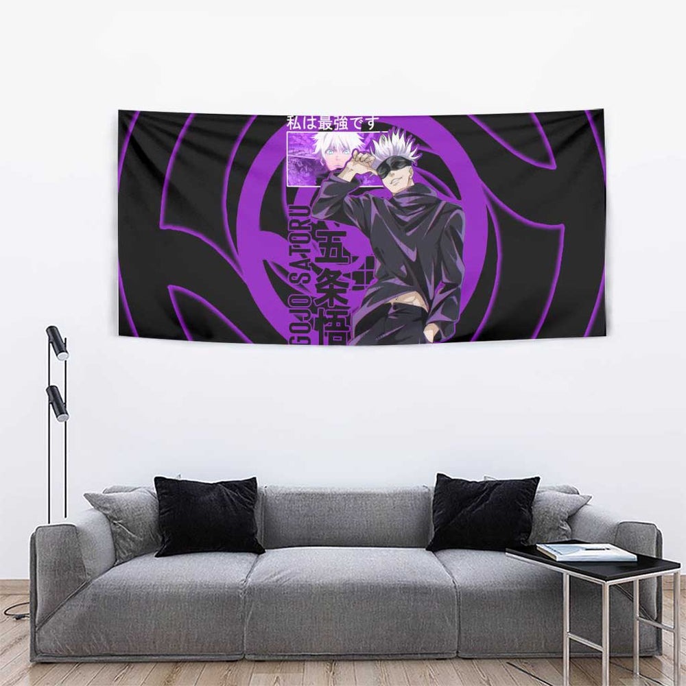 Gojo Satoru Sensei - Jujutsu Kaisen Tapestry Anime Japan Art Style TS04