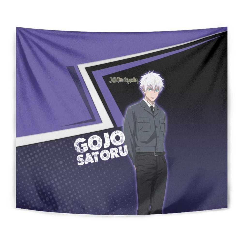 Gojo Satoru Tapestry Bold Anime Poster Style TS04 Gojo Satoru Tapestry Bold Anime Poster Style TS04