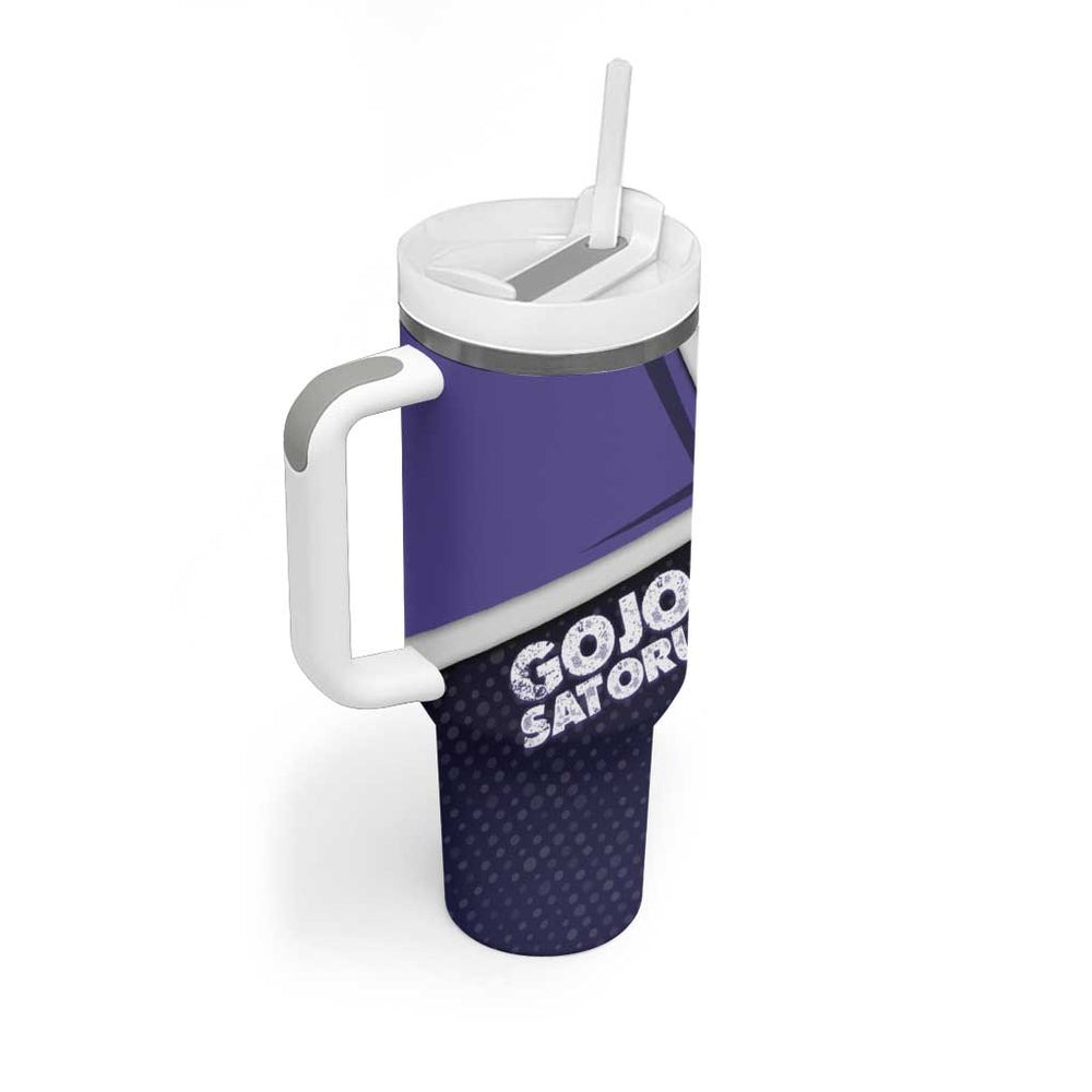Gojo Satoru Tumbler With Handle Bold Anime Poster Style TS04 Gojo Satoru Tumbler With Handle Bold Anime Poster Style TS04