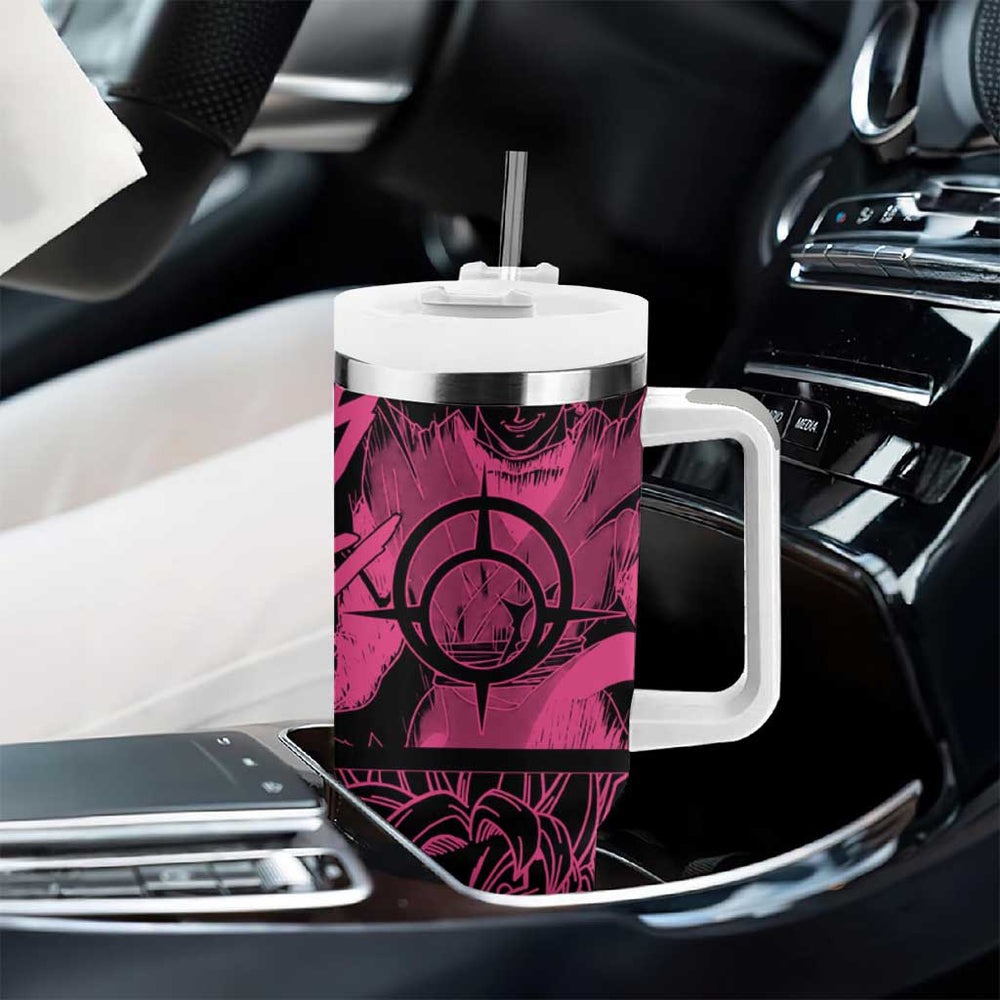 Goku Black Rose - Dragon Ball Anime Tumbler With Handle TS04 Goku Black Rose - Dragon Ball Anime Tumbler With Handle TS04