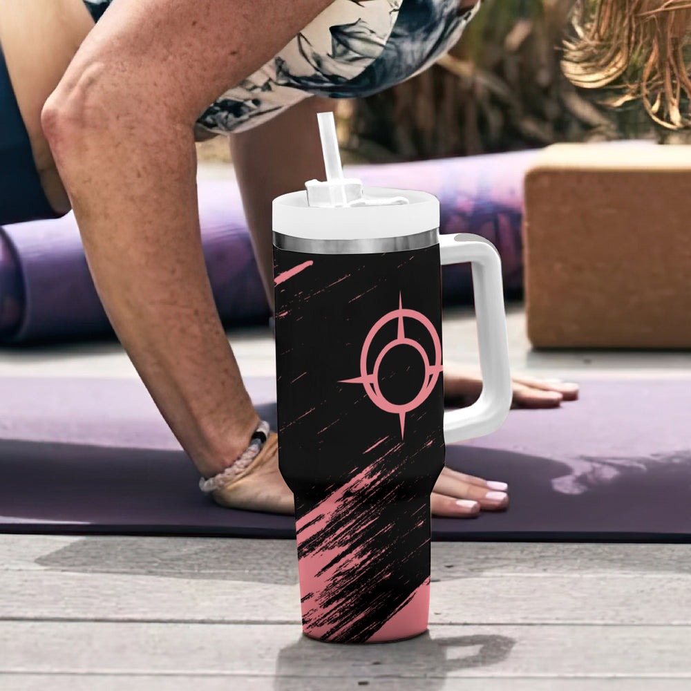 Goku Black Rose Tumbler With Handle Dragon Ball Anime Mix Ma Goku Black Rose Tumbler With Handle Dragon Ball Anime Mix Ma