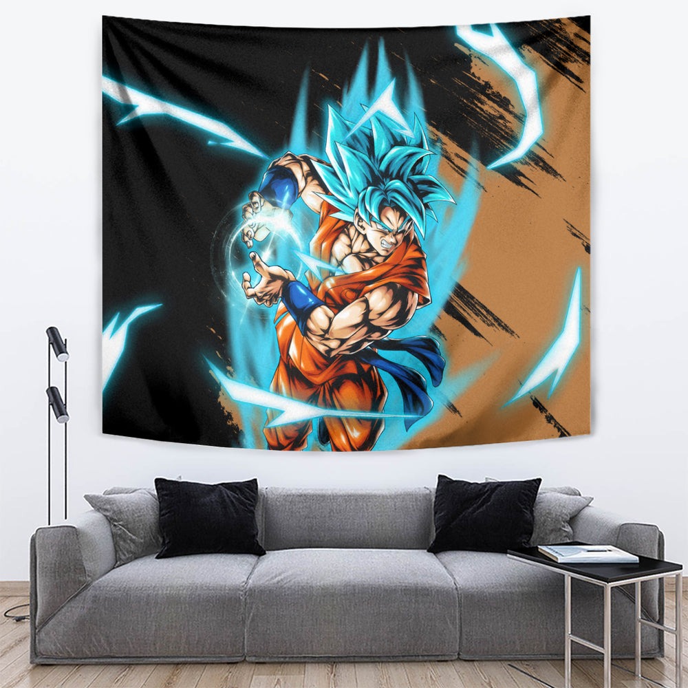 Goku Blue Anime - Dragon Ball Tapestry TS04 Goku Blue Anime - Dragon Ball Tapestry TS04