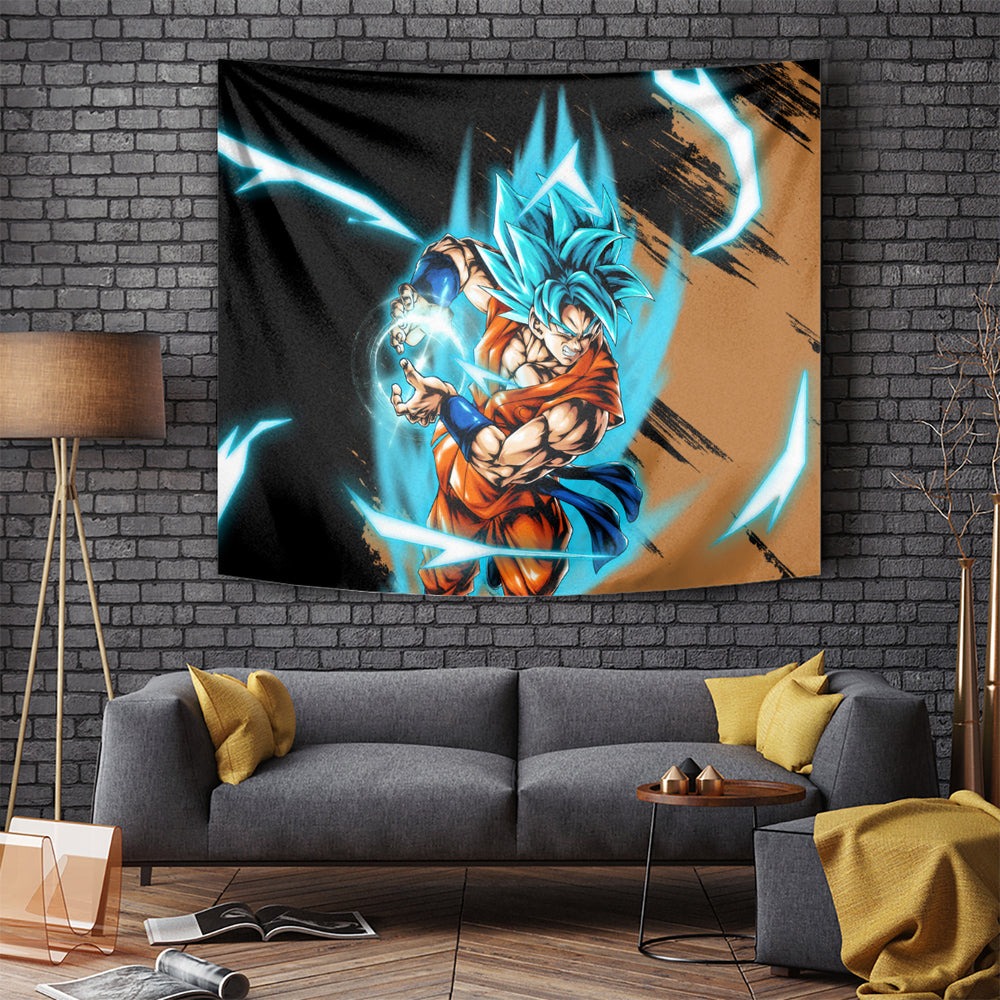 Goku Blue Anime - Dragon Ball Tapestry TS04 Goku Blue Anime - Dragon Ball Tapestry TS04