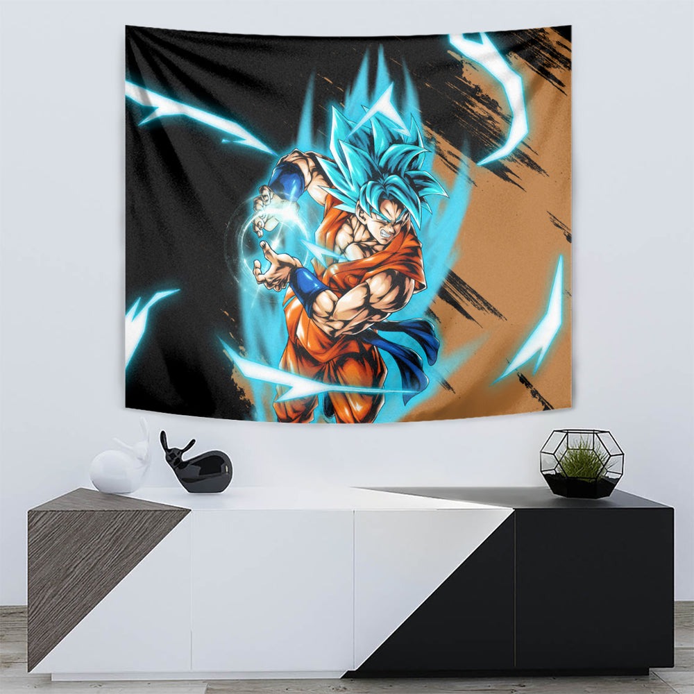 Goku Blue Anime - Dragon Ball Tapestry TS04 Goku Blue Anime - Dragon Ball Tapestry TS04