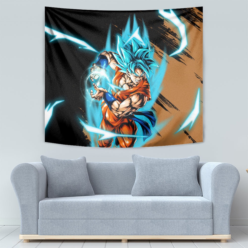 Goku Blue Anime - Dragon Ball Tapestry TS04 Goku Blue Anime - Dragon Ball Tapestry TS04