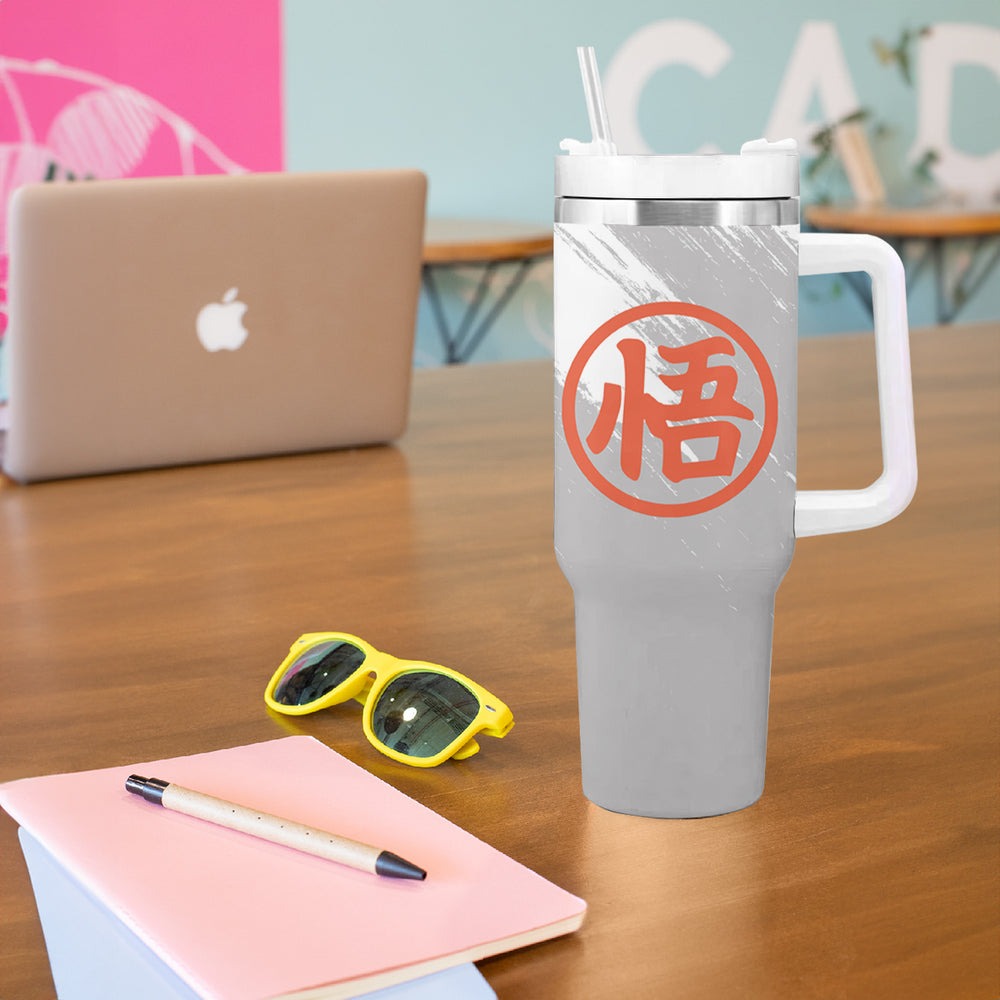 Goku Blue Tumbler With Handle Dragon Ball Mix Anime Manga TS Goku Blue Tumbler With Handle Dragon Ball Mix Anime Manga TS