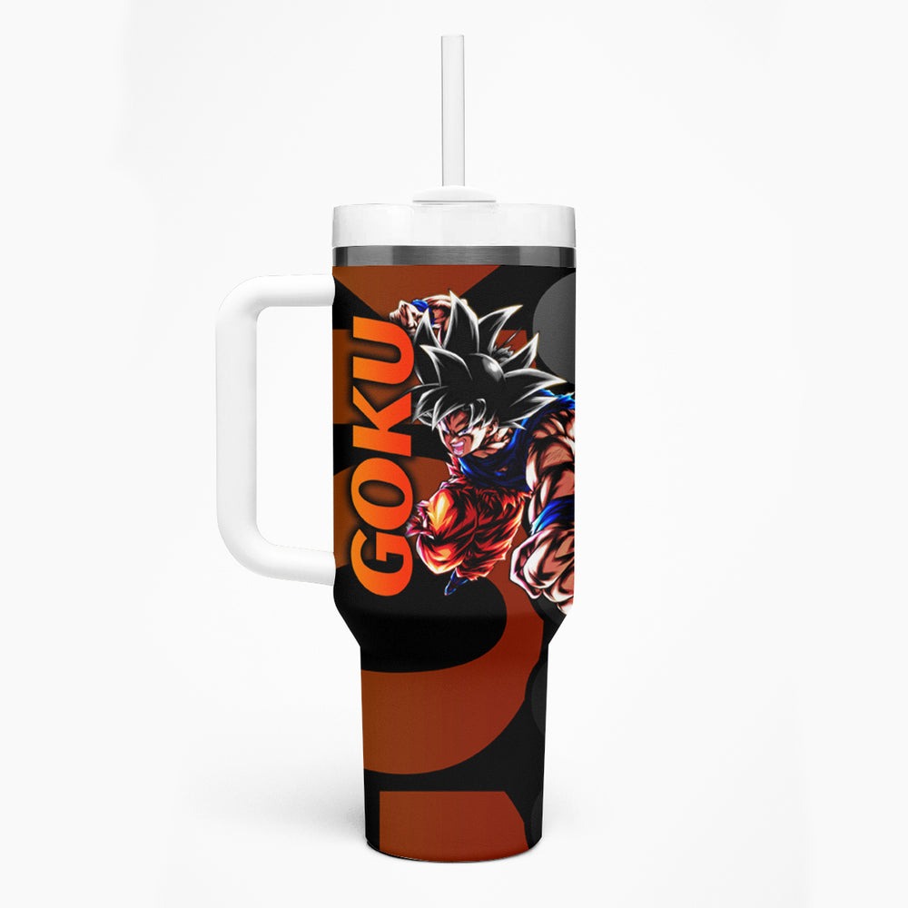 Goku - Dragon Ball Tumbler With Handle Anime Mix Manga Style TS04 Goku - Dragon Ball Tumbler With Handle Anime Mix Manga Style TS04